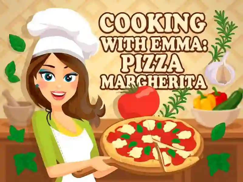 Mchezo Cooking with Emma Pizza Margherita online