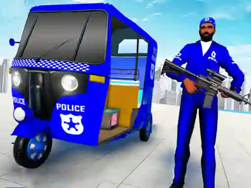 Mchezo Police Auto Rickshaw Taxi online