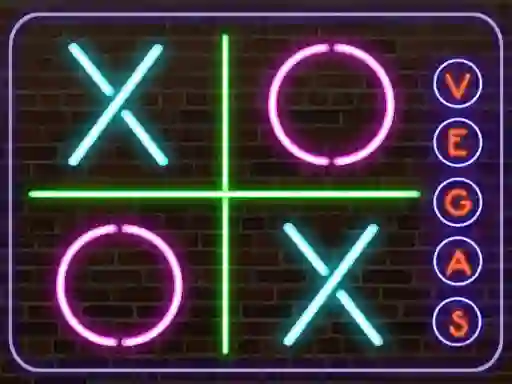 Mchezo Tic-Tac-Toe: Vegas online