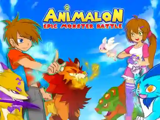 Mchezo Animalon: Epic Monster Battle online