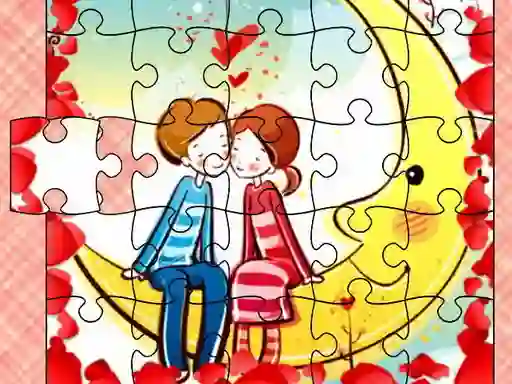 Mchezo Loving Couple Jigsaw online