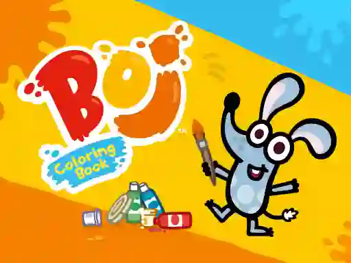 Mchezo Boj Coloring Book online