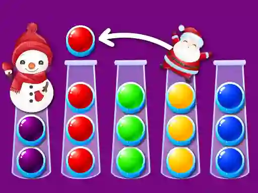 Mchezo Ball Sort Xmas online