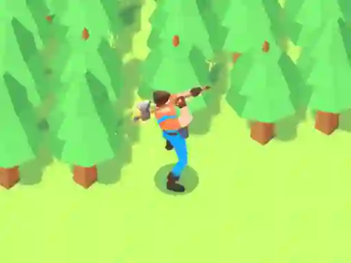 Mchezo Idle Lumberjack 3D online