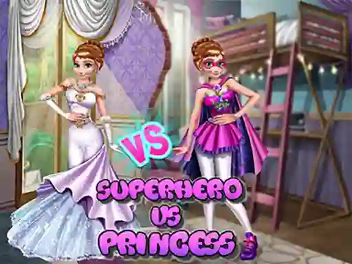 Mchezo Annie Superhero vs Princess online
