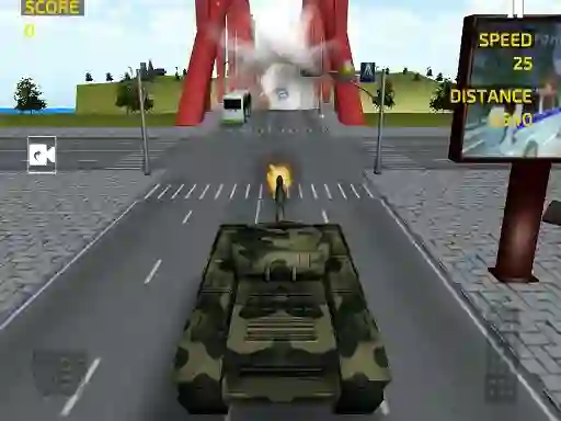 Mchezo Army Tank Driving Simulation online