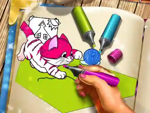 Mchezo Pets Coloring Book online