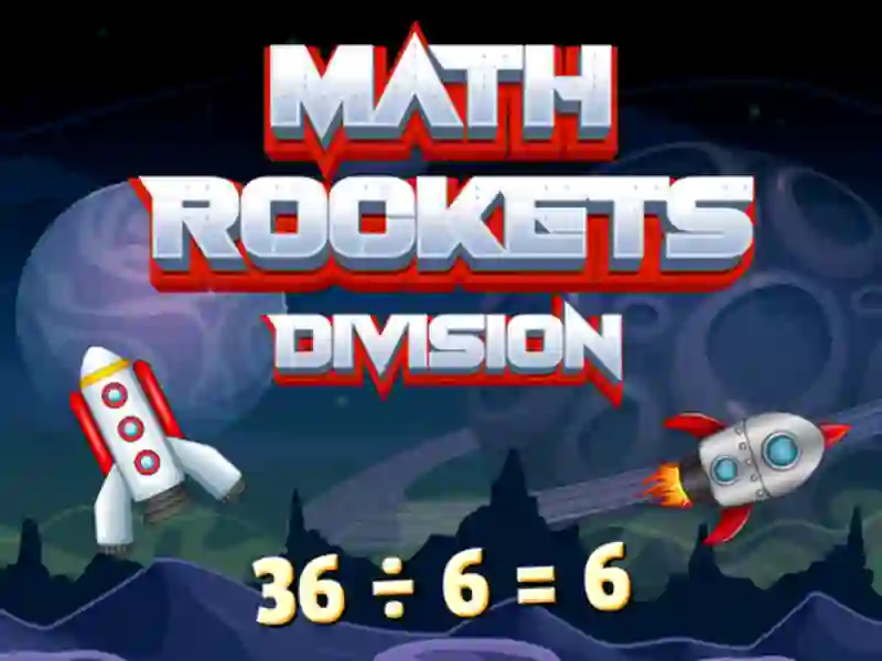 Mchezo Math Rockets Division online
