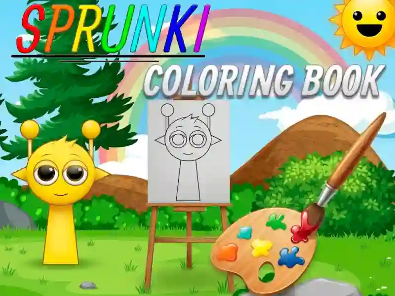 Mchezo Sprunki Coloring Book online