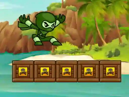 Mchezo Green Ninja Run online