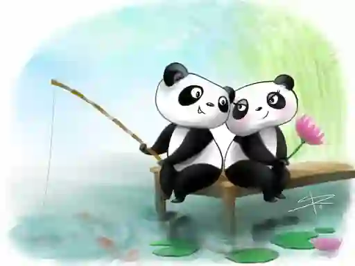 Mchezo Pandas Slide online