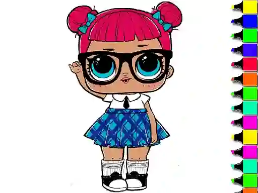 Mchezo Easy Kids Coloring Lol online