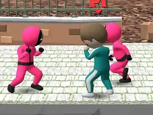 Mchezo Squid Game Multiplayer Fighting online