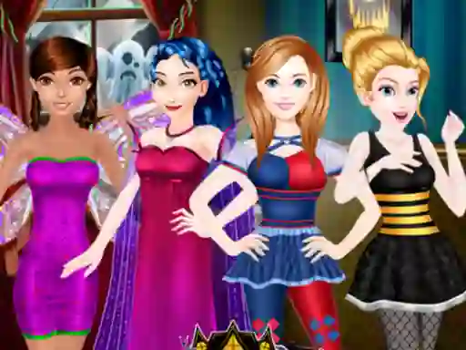Mchezo Royal Halloween Party Dress Up online