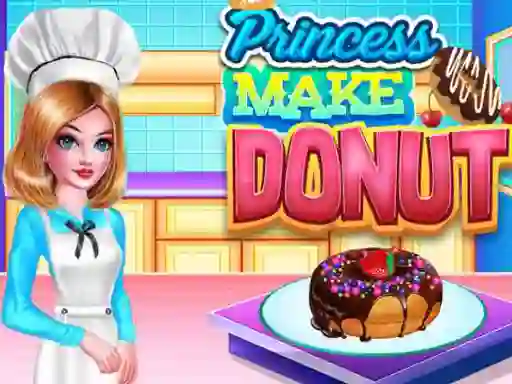 Mchezo Princess Make Donut online