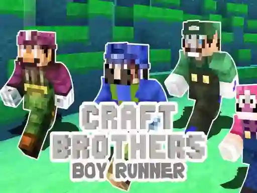 Mchezo Craft Bros Boy Runner online