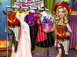 Mchezo Dove Halloween Dolly Dress Up online