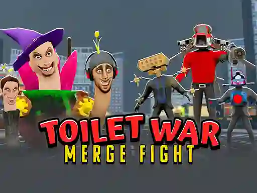 Mchezo Toilet War: Merge Skibidi online