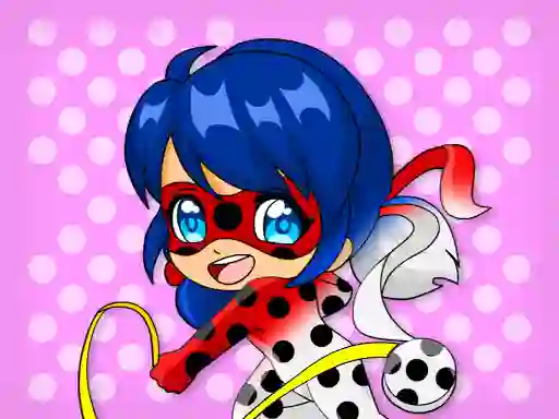 Mchezo Chibi Dottedgirl Coloring Book online