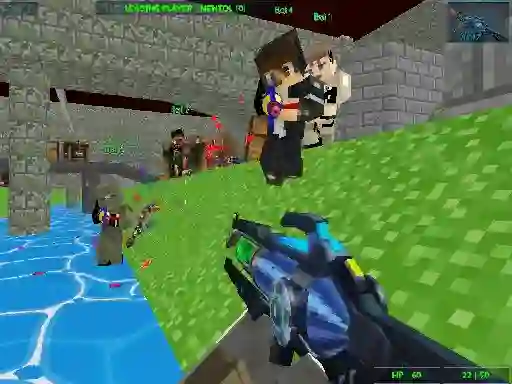 Mchezo GunGame Paintball Wars online