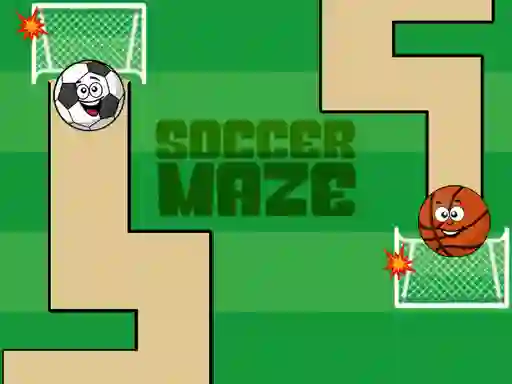 Mchezo Soccer Maze online
