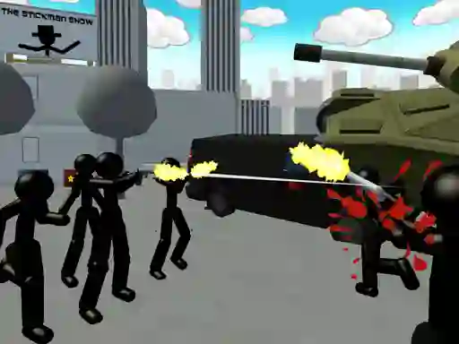 Mchezo Stickman City Shooting 3d online