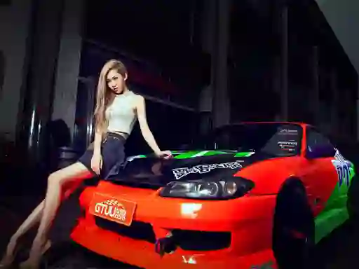 Mchezo Girls and Cars online