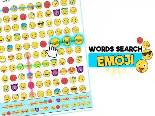 Mchezo Word Search Emoji Edition online