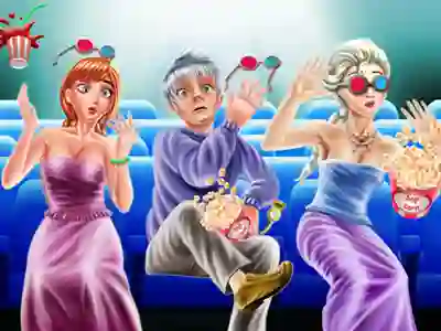 Mchezo Ice Family Movie Night online