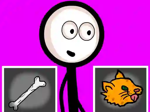 Mchezo Stickman Choosing actions online