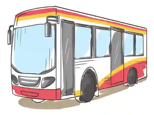 Mchezo Cartoon Bus Slide online