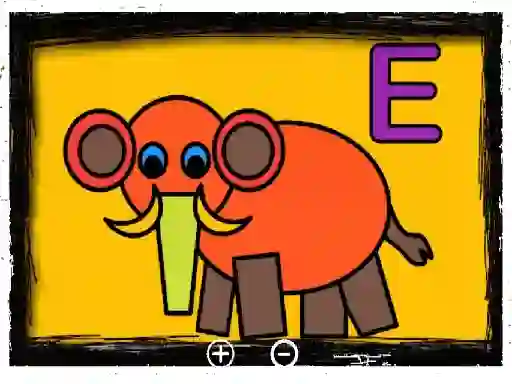 Mchezo Easy Kids Coloring Letters online