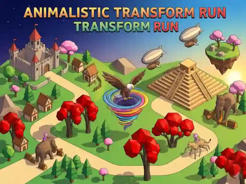 Mchezo Animalistic Transform Run online