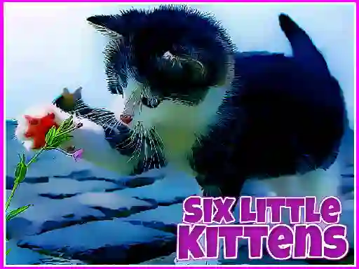 Mchezo Six Little Kittens online