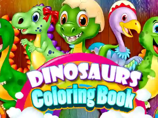 Mchezo Dinosaurs Coloring Book online