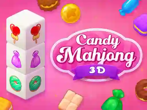 Mchezo Candy Mahjong 3D online