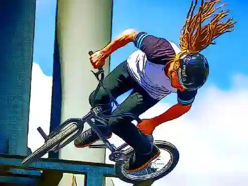 Mchezo bmx bikes jigsaw online