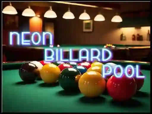 Mchezo Neon Billard Pool online