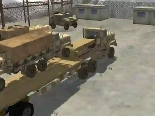 Mchezo Transport Army vehicle truck driving online