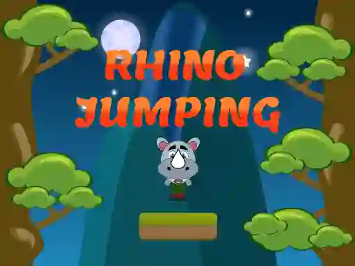 Mchezo Rhino Jumping online