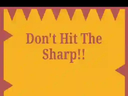Mchezo Don't Hit The Sharp online