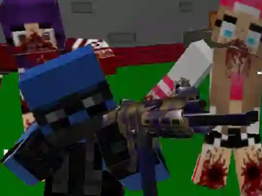 Mchezo Blocky Combat Special Forces: Zombie Apocalypse online