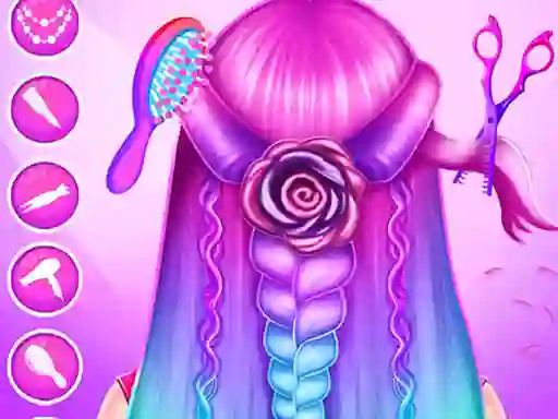 Mchezo Braid Hair Salon Girls online
