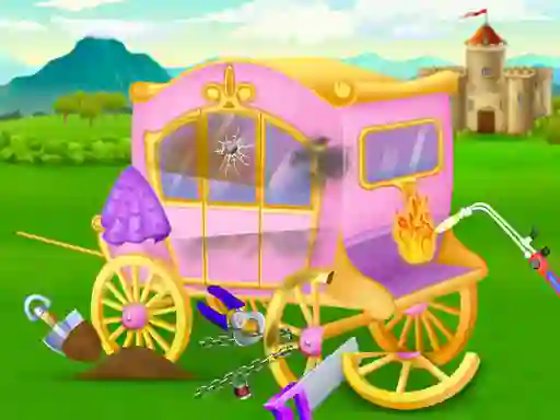Mchezo Princess Castle Cleaning online