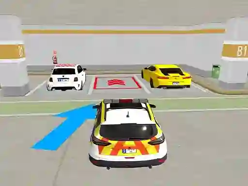 Mchezo Real Car Parking Basement Driving School Simulator online
