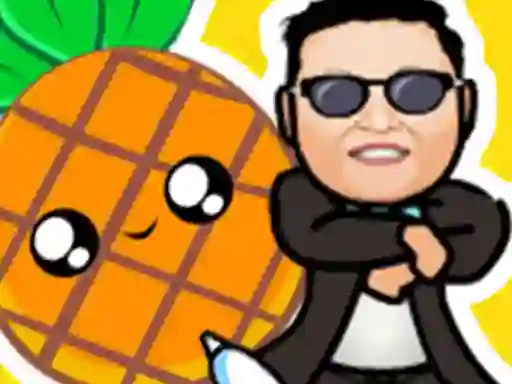 Mchezo Pineapple and pen vs gangnam style online