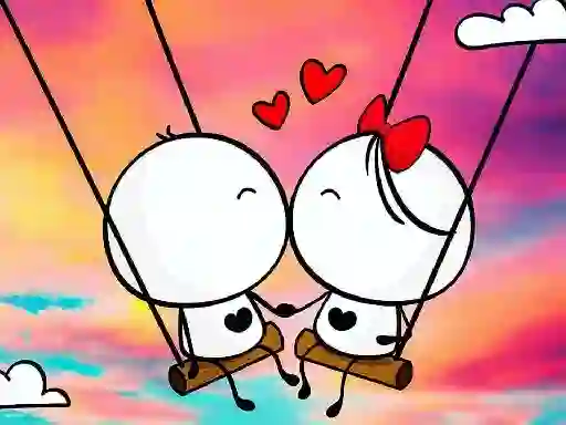 Mchezo Spot The Differences Happy Valentines Day online