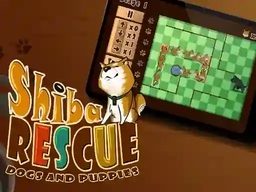 Mchezo Shiba rescue : dogs and puppies online