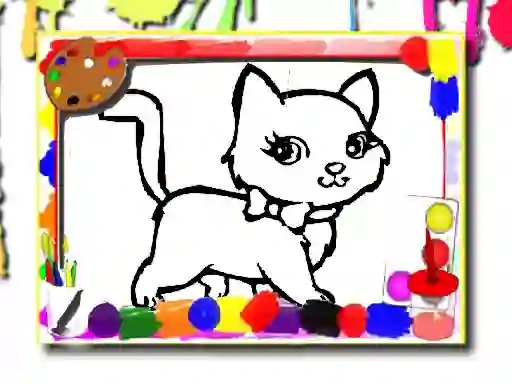 Mchezo Sweet Cats Coloring online