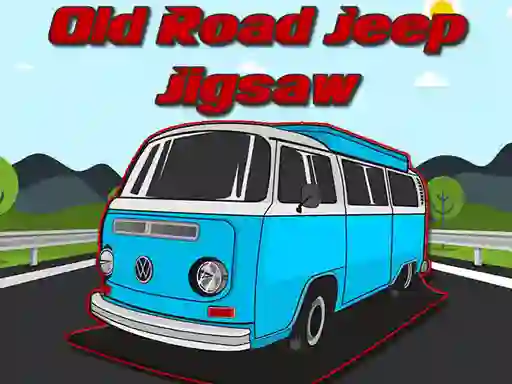 Mchezo Old Road Jeep Jigsaw online